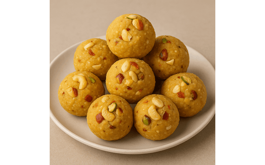 Besan Dry Fruit Laddu