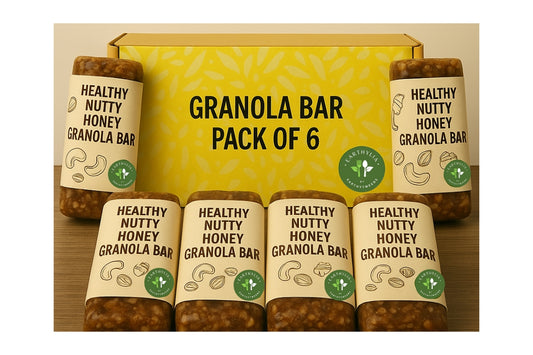 Healthy Nutty Honey Granola Bar